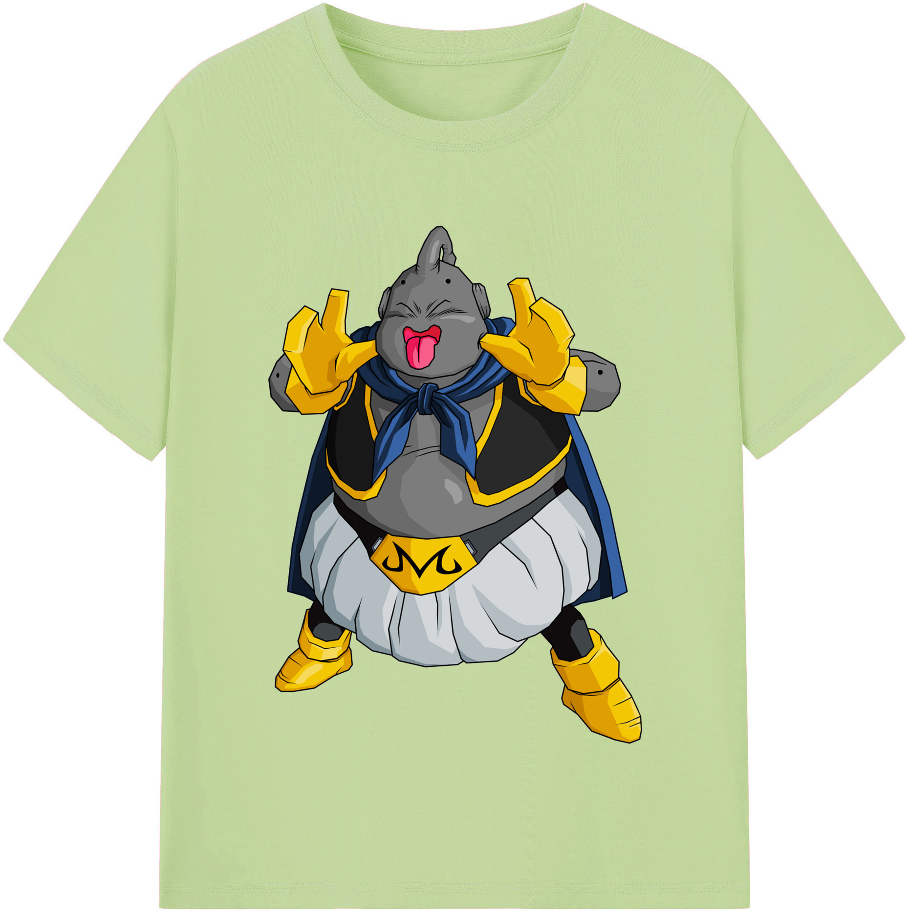 （画像用） ドラゴンボール 魔人ブウ DRAGON BALL Majin Buu 綿100％半袖Tシャツ（フロントプリント）